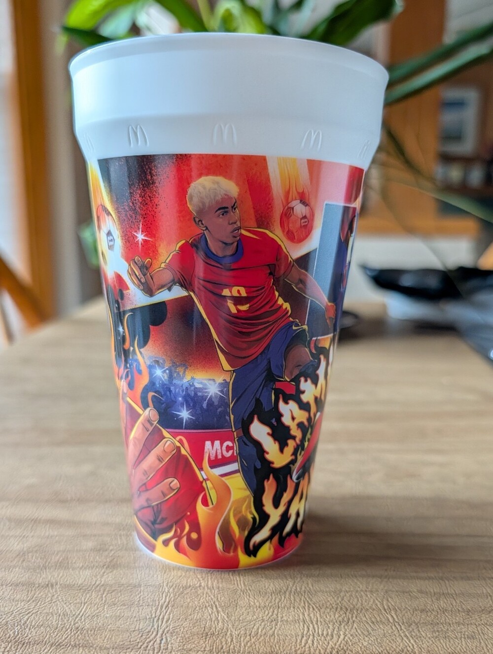 McDonald's Lamine Yamal FIFA World Cup Soccer Player Collectible Cup NEW